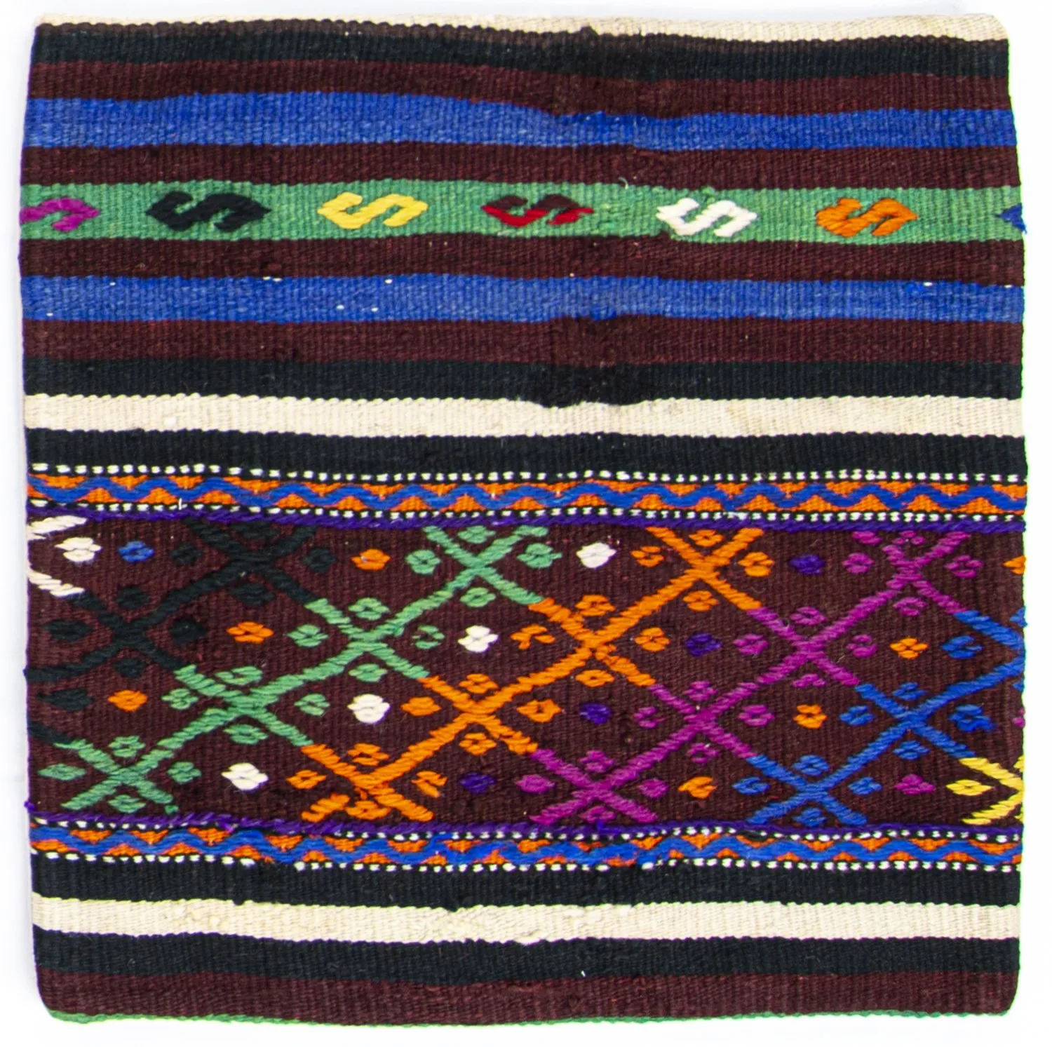 Kelim-kussens (kussensloop) 50 x 50 cm