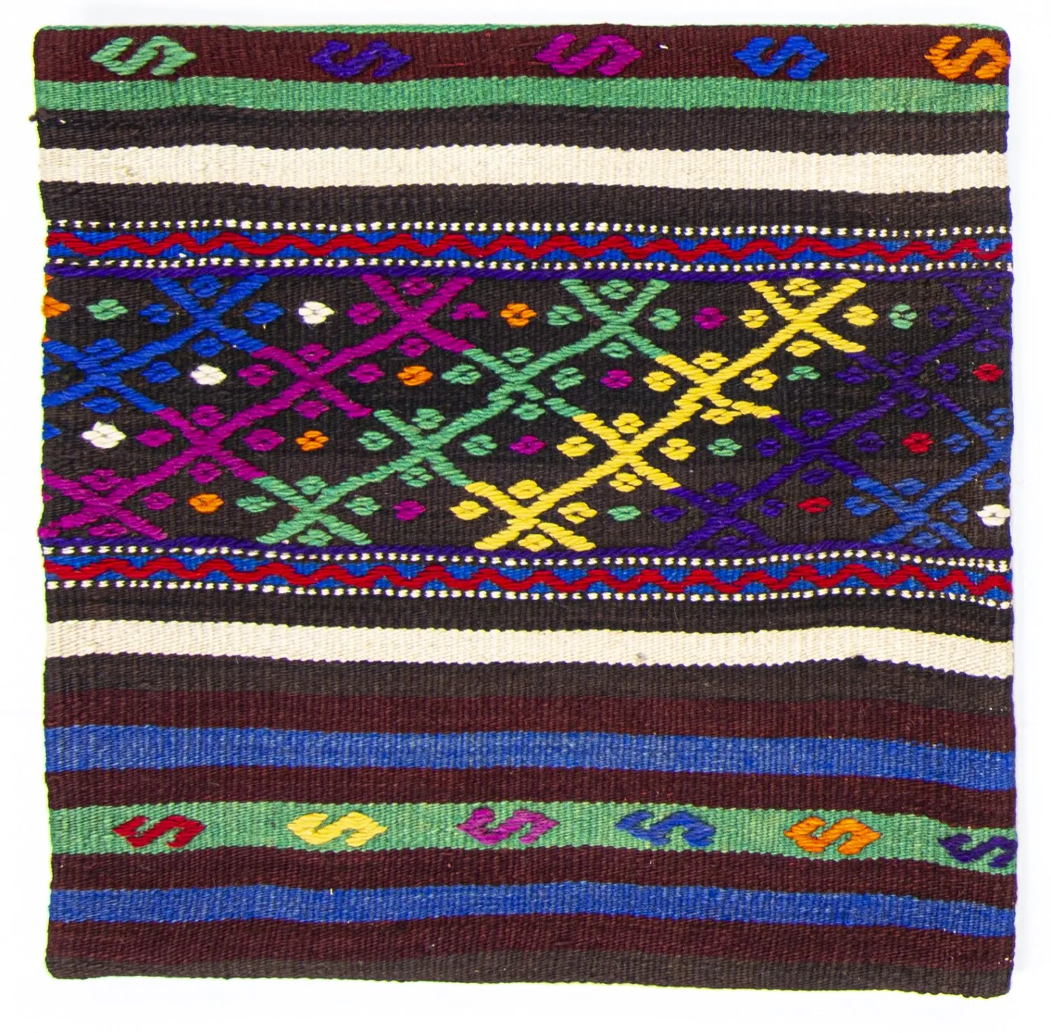 Kelim-kussens (kussensloop) 50 x 50 cm