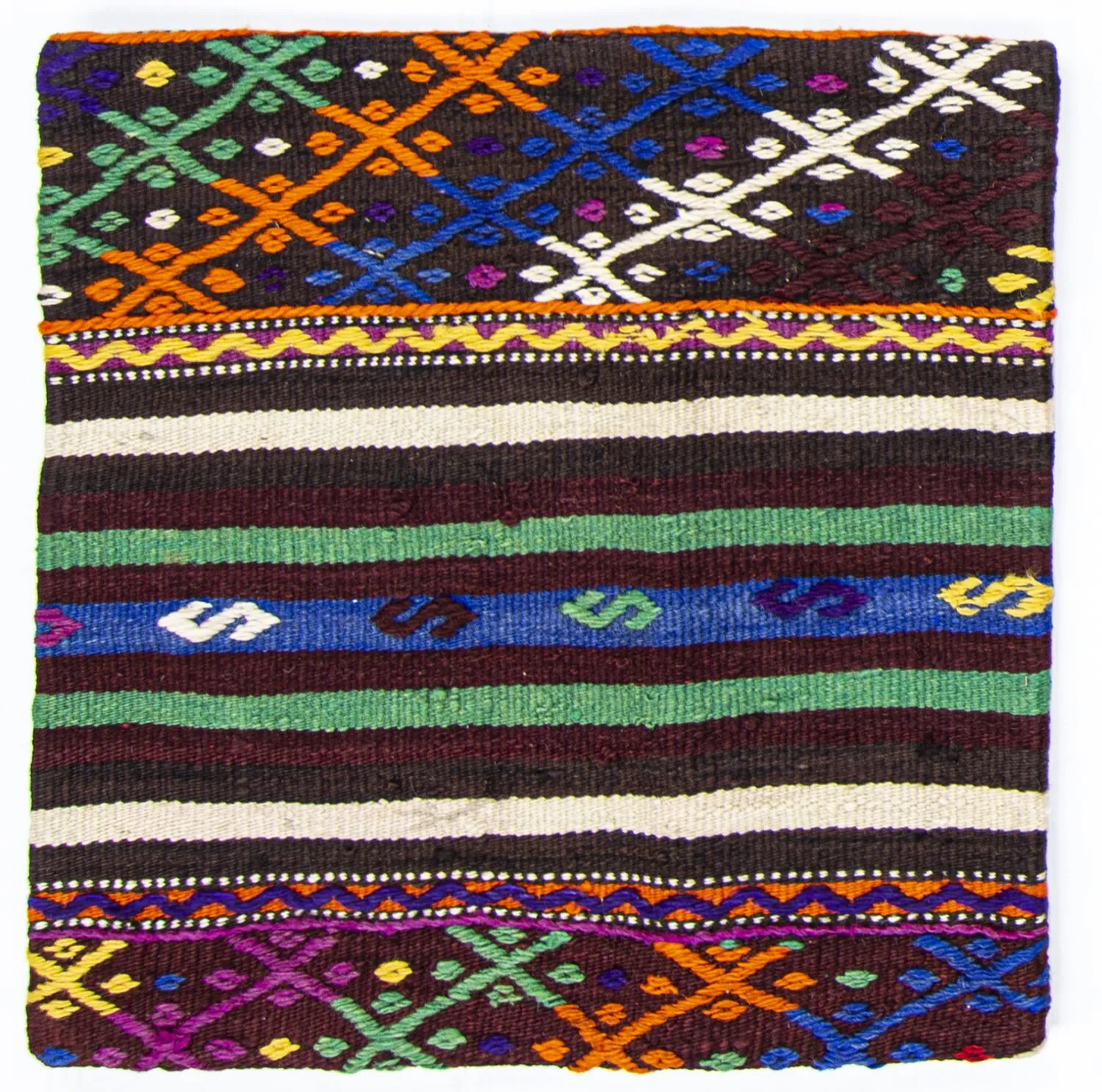 Kelim-kussens (kussensloop) 50 x 50 cm