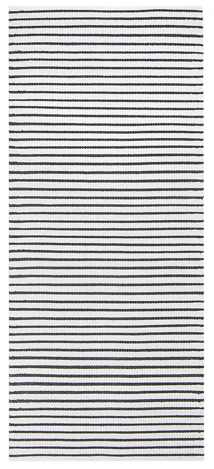 Plastic-kleden - Kensington (wit/zwart)