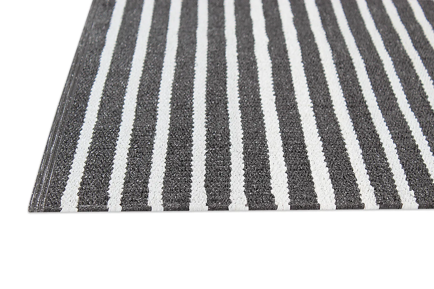 Plastic-kleden - Kensington (zwart/wit)