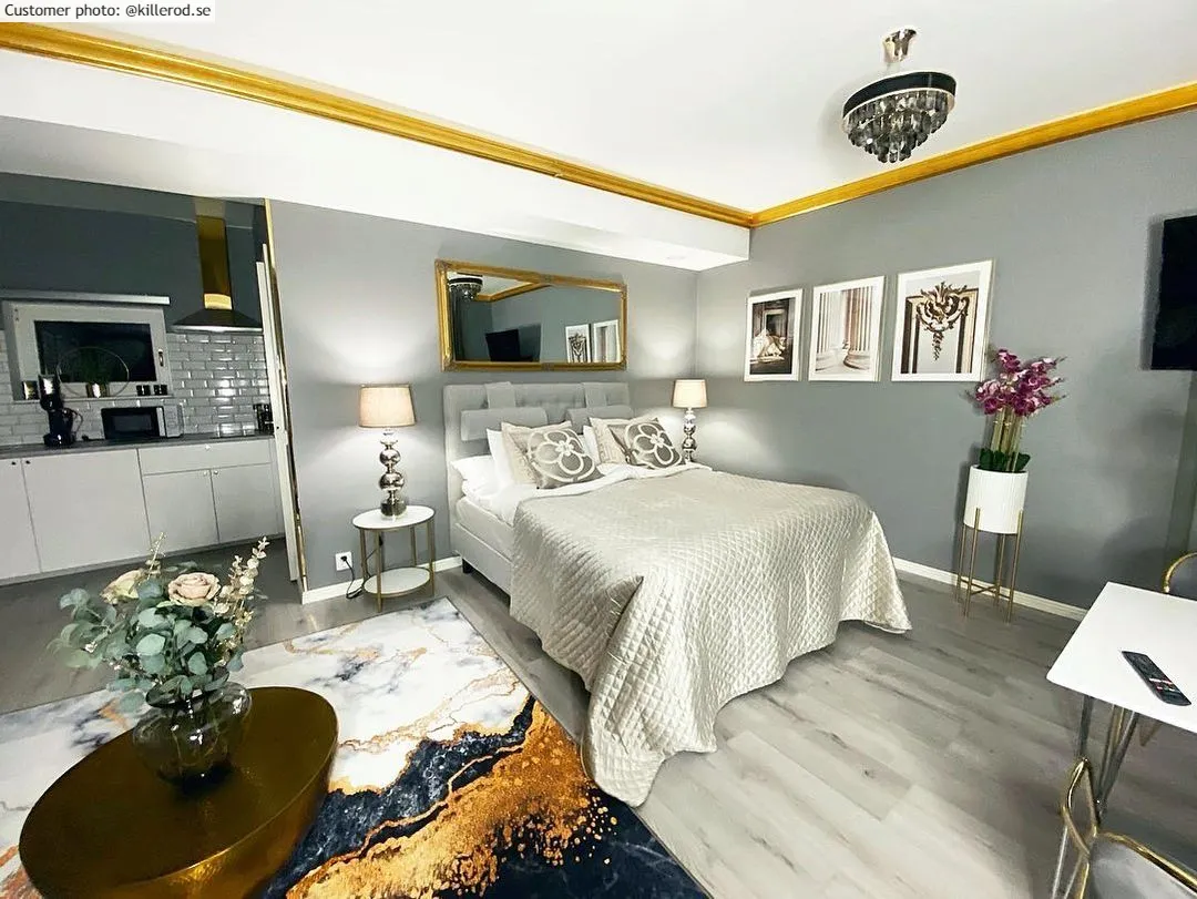 Wilton - Padova (zwart/wit/goud)