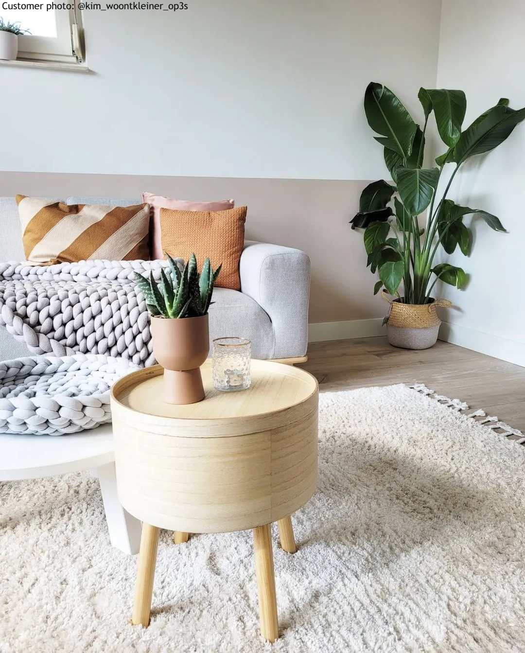 Hoogpolig vloerkleed - Cudillero (beige)