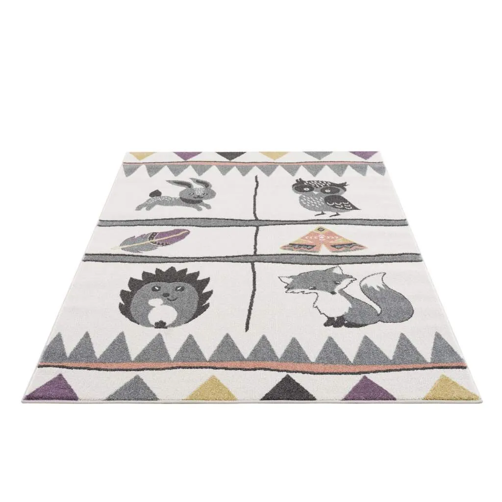 Kindervloerkleed - Animals (multi)