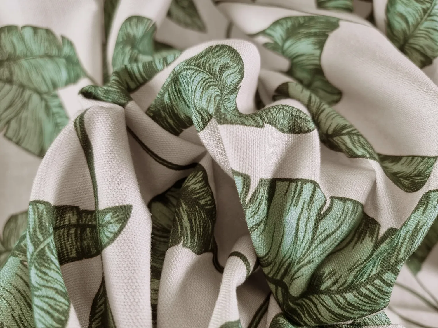 Keukenhanddoeken per twee verpakt - Leaves (groen)