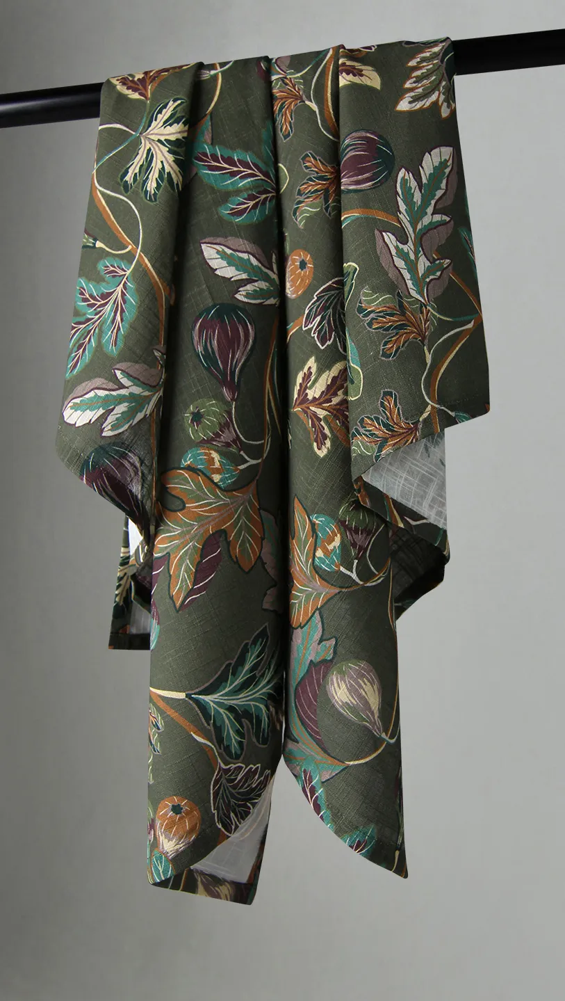 Keukenhanddoeken per twee verpakt - - Leonora (groen)