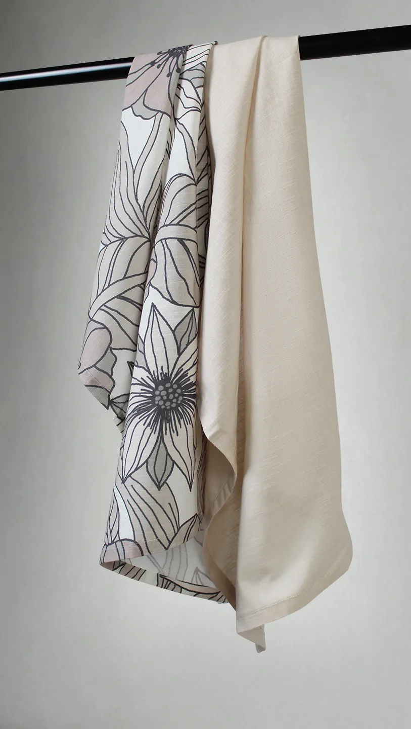 Keukenhanddoeken per twee verpakt - Aurelia (beige)