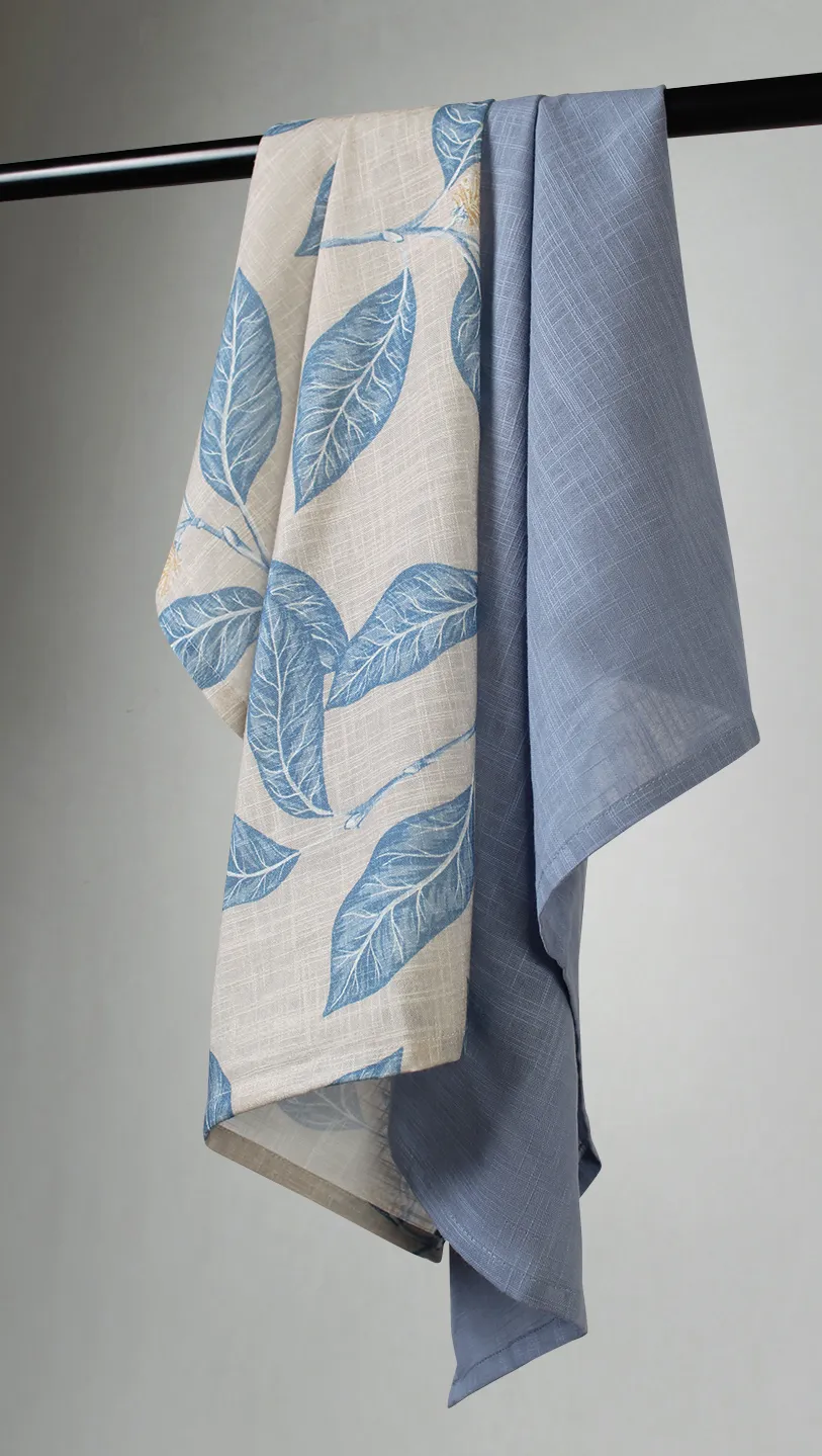 Keukenhanddoeken per twee verpakt - Morris (blauw)