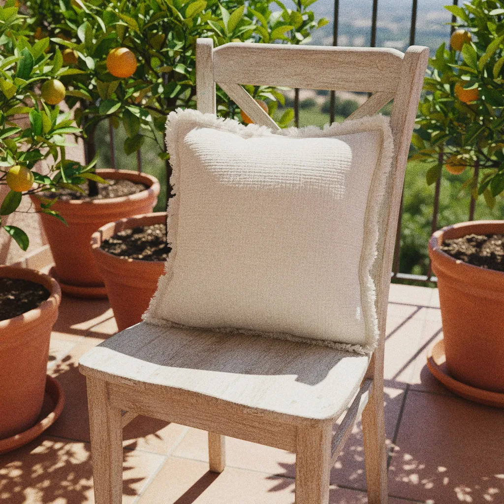 Kussensloop - Dorena (grijs)