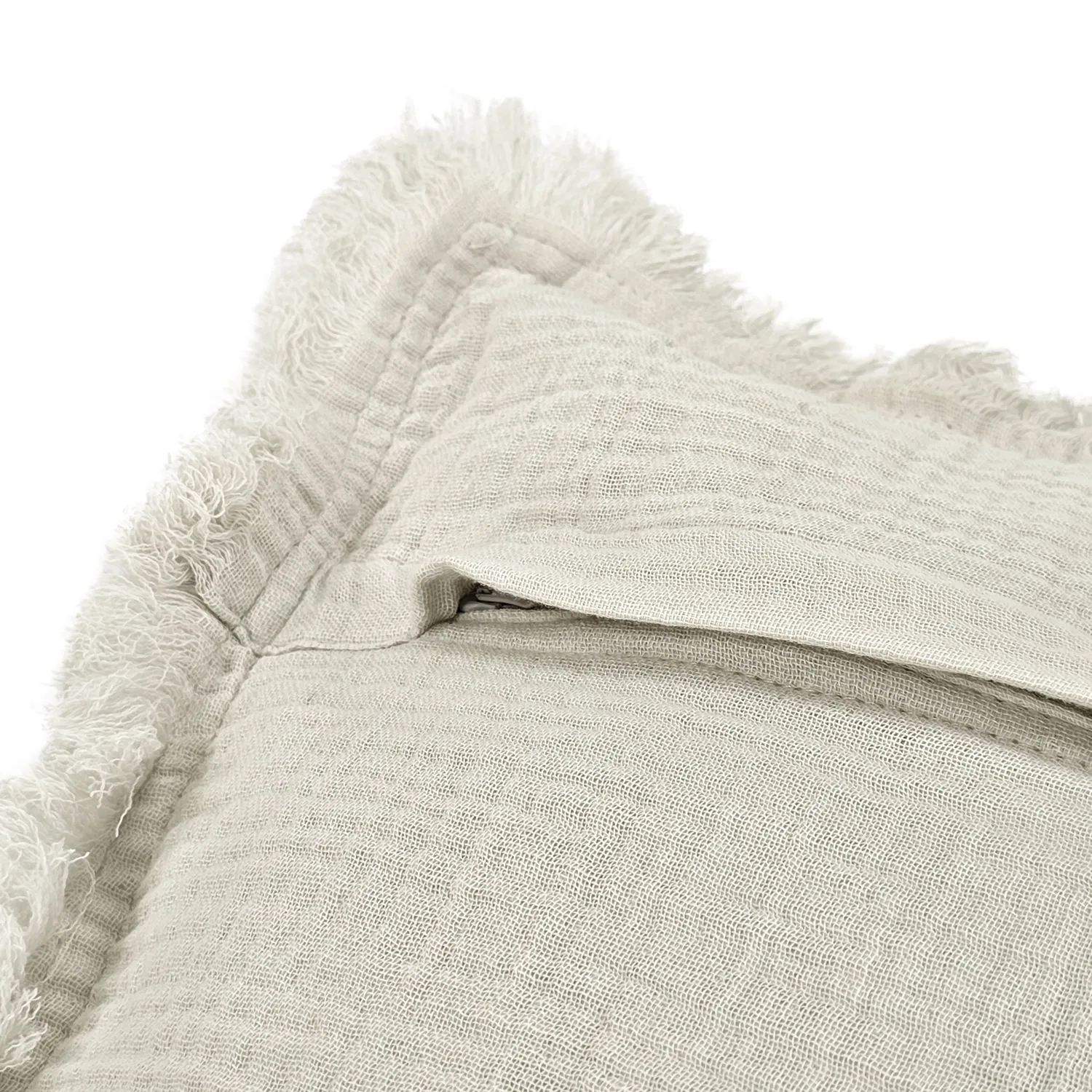 Kussensloop - Dorena (grijs)