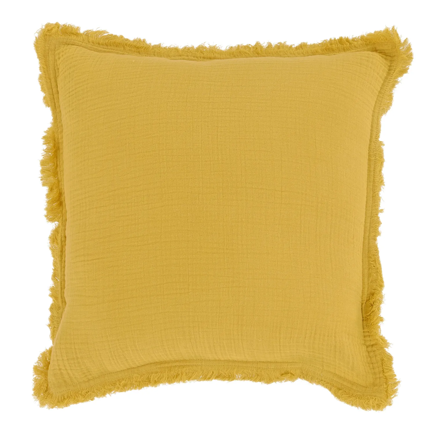 Kussensloop - Dorena (mosterdgeel)