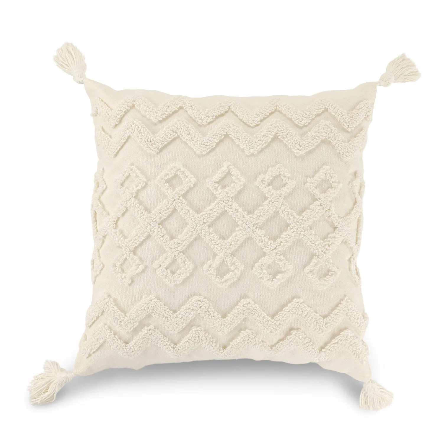Kussensloop - Doria (gebroken wit)