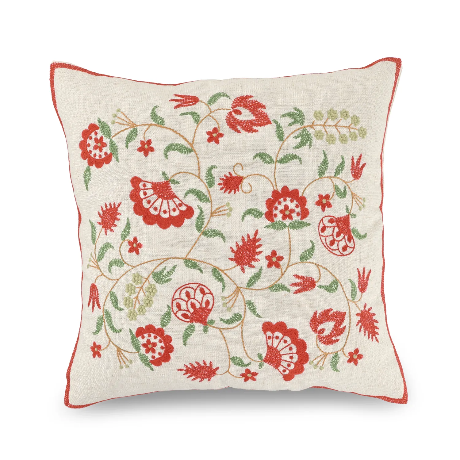 Kussensloop - Kalmar Embroidered Cushion Cover (multi)