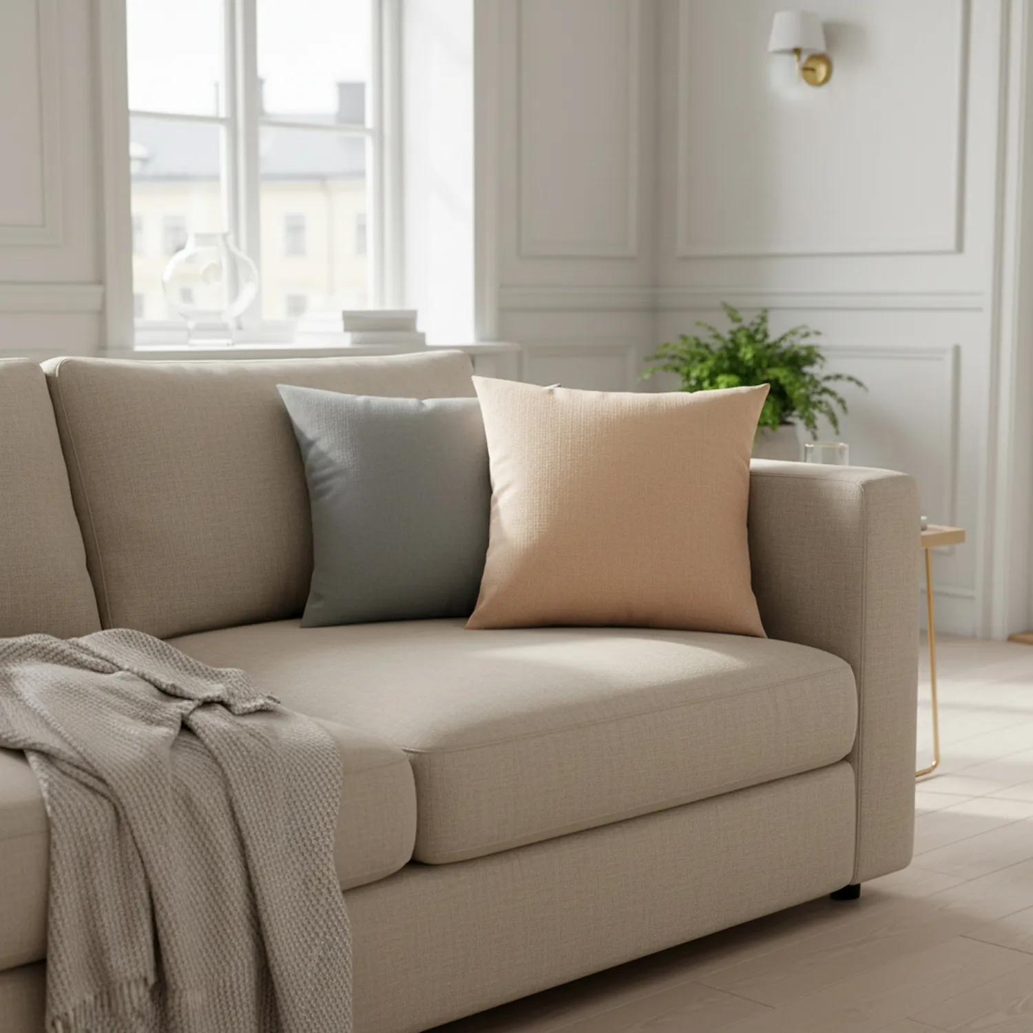 Kussensloop - Luana (beige)