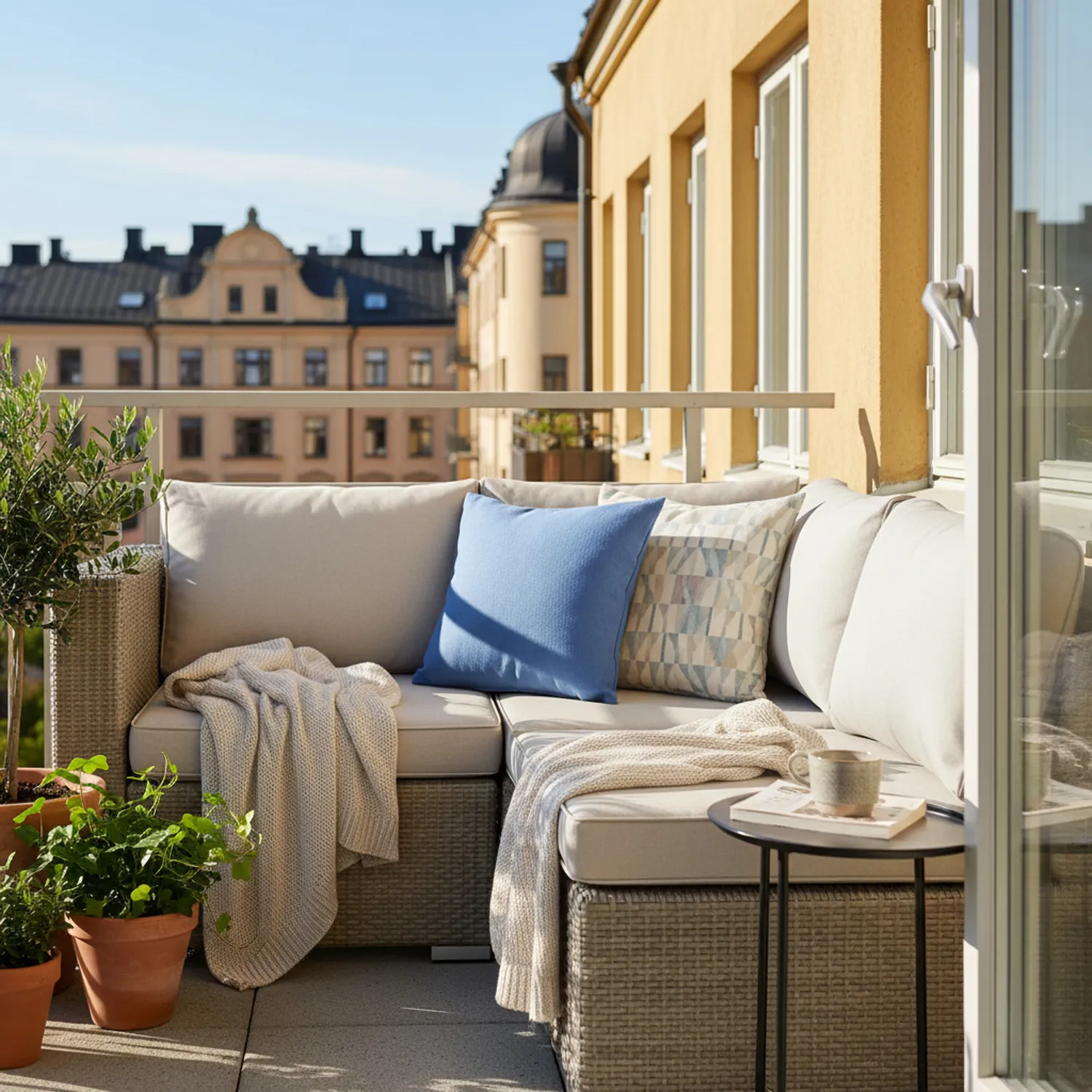 Kussensloop - Luana (blauw)