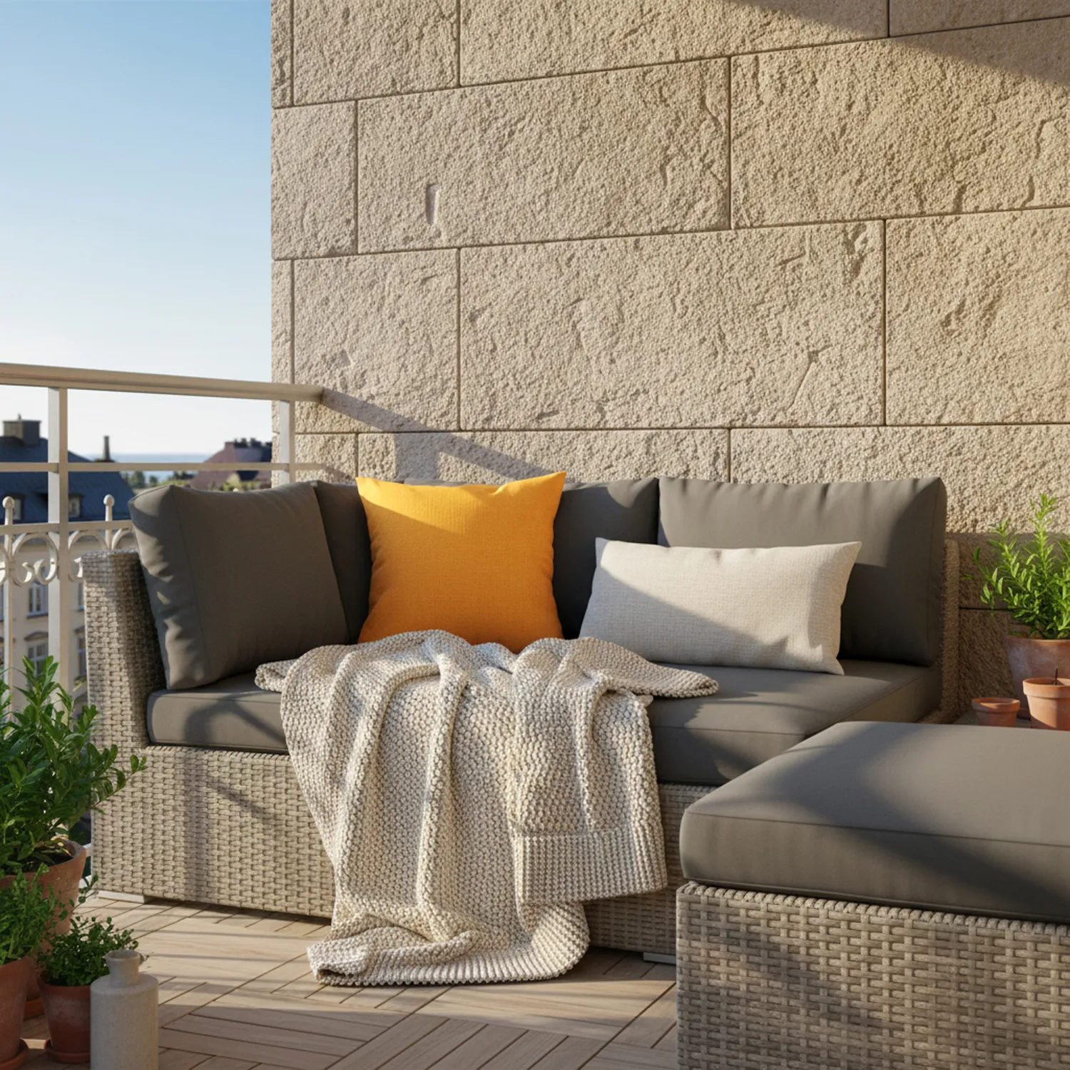 Kussensloop - Luana (geel)