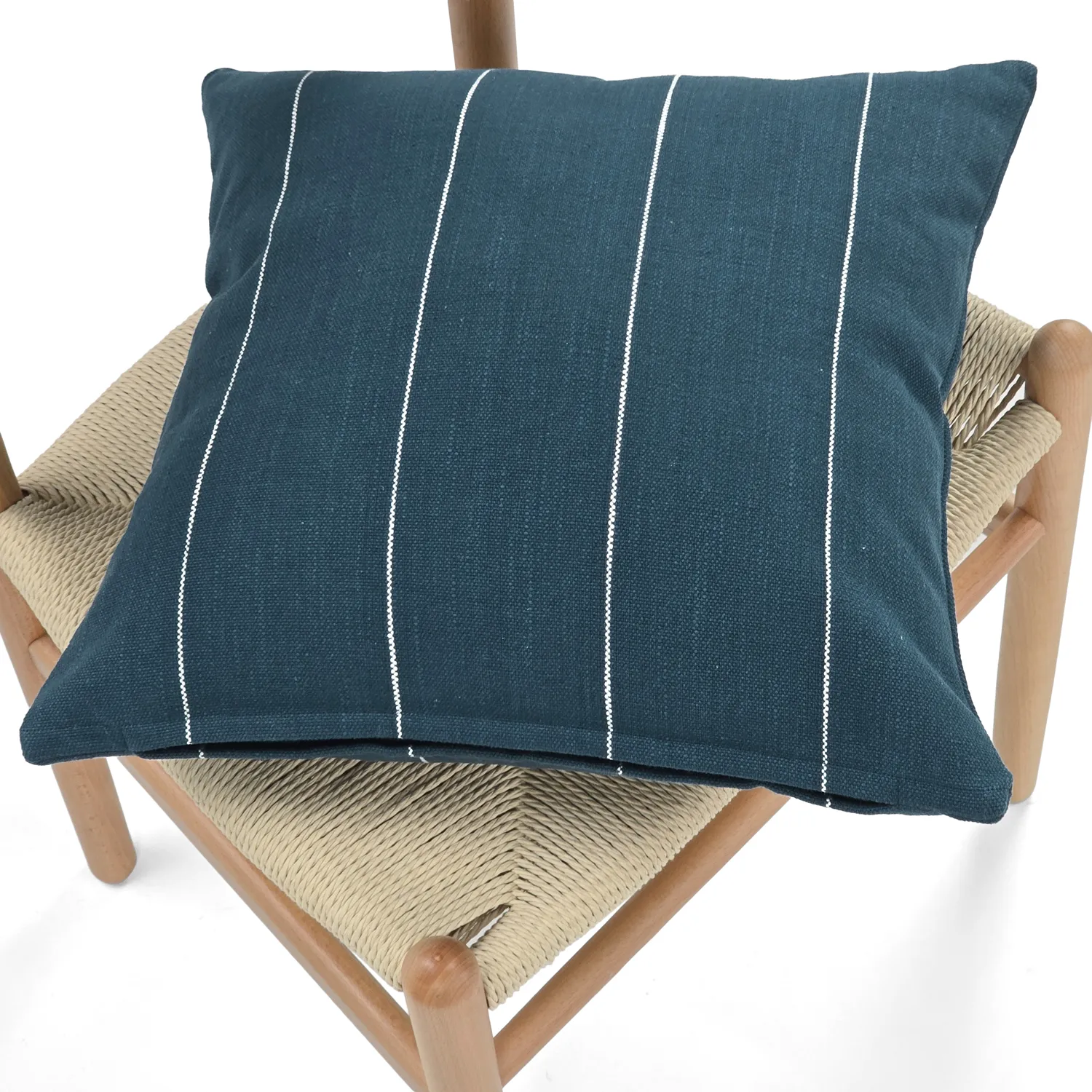 Kussensloop - Martina Stripe (blauw/wit)