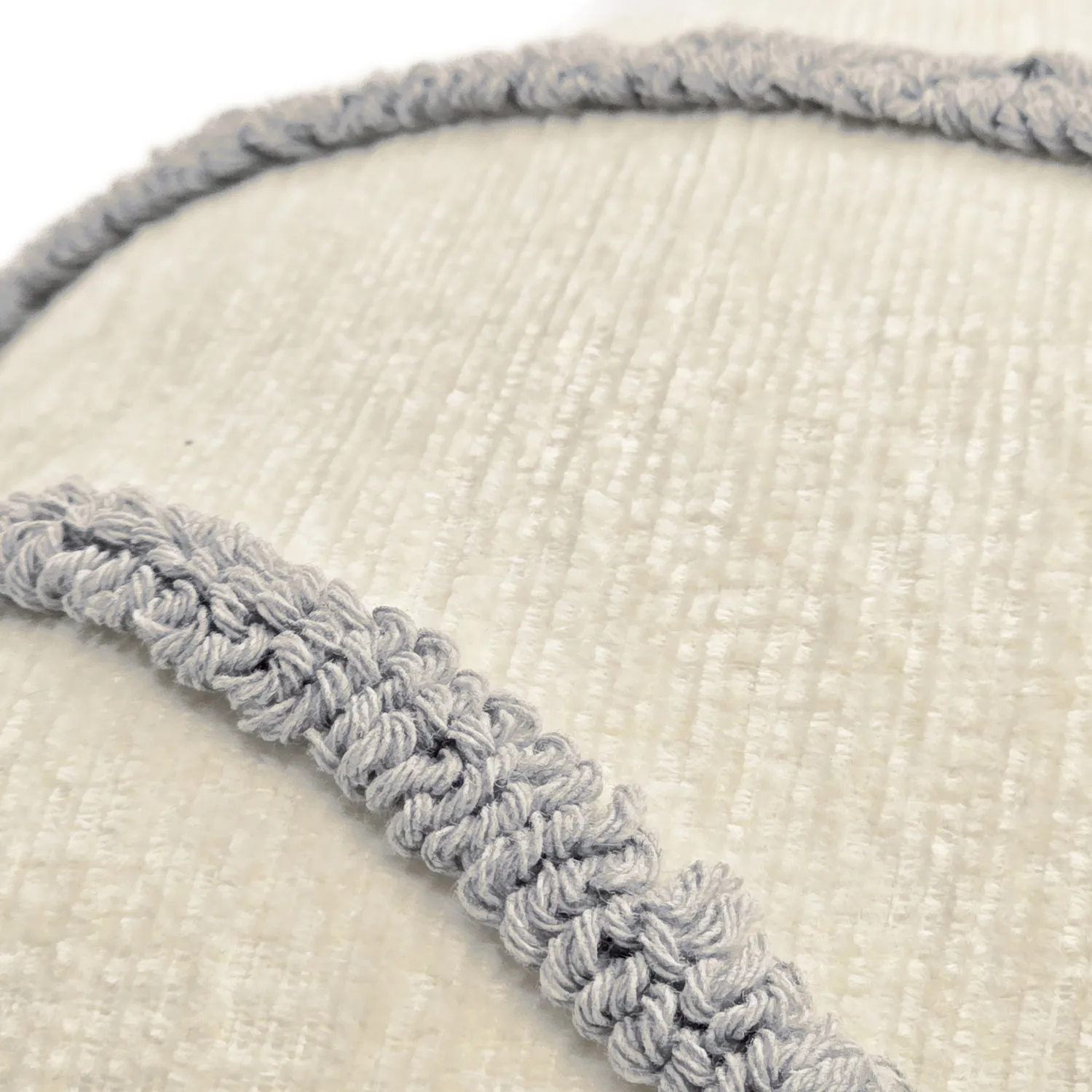 Kussensloop - Montreux (gebroken wit/grijs)