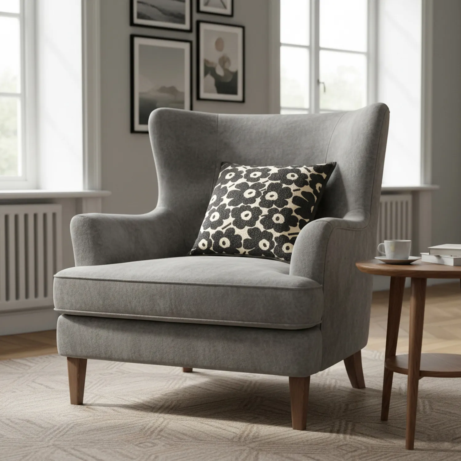 Kussensloop - Onsala (zwart/wit)