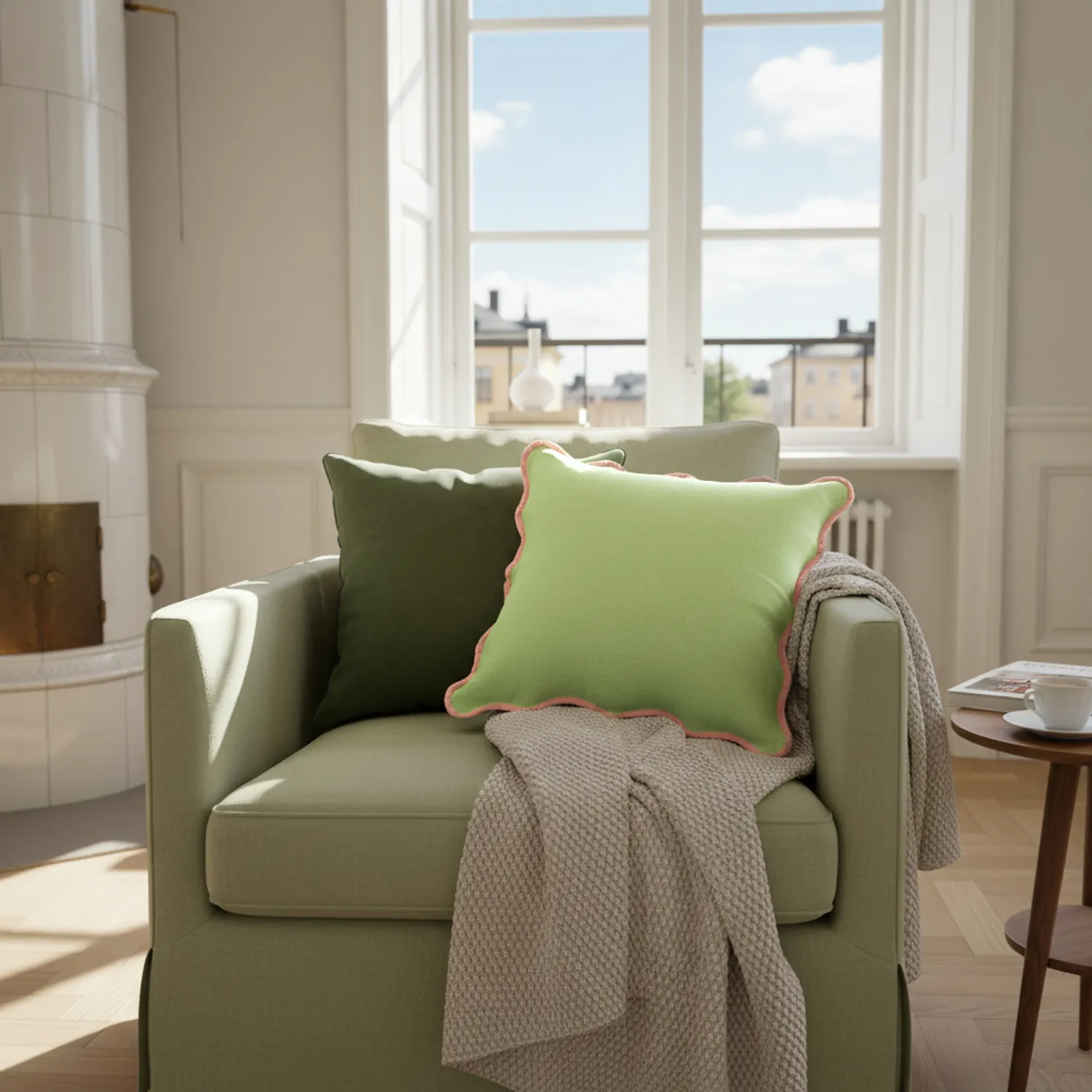 Kussensloop - Yrsa (groente)