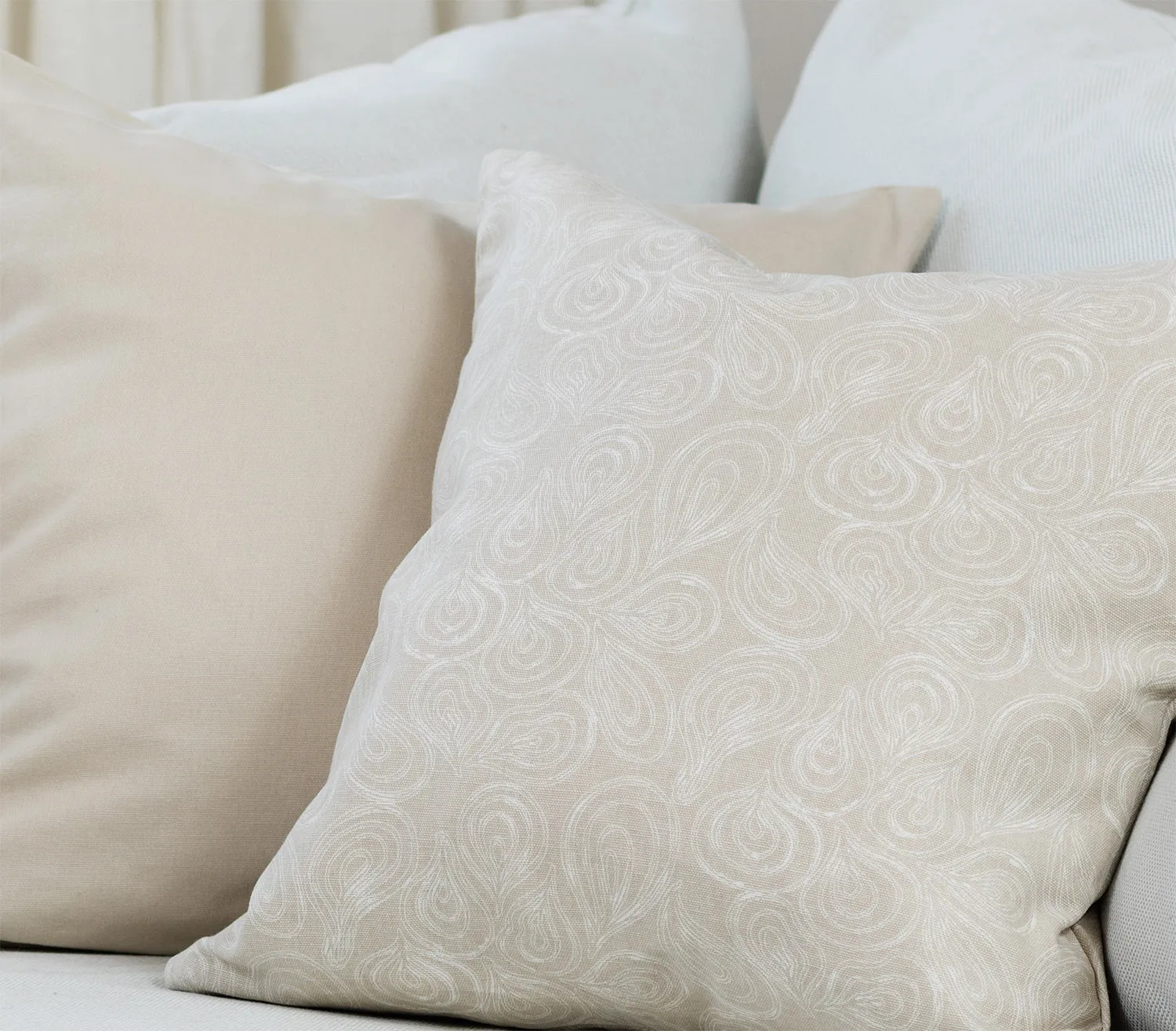 Kussensloop x 2 - Merja (beige)