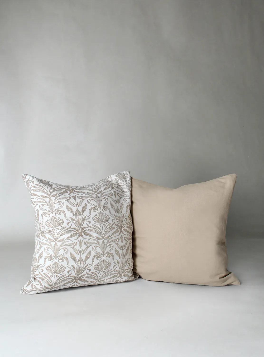 Kussensloop x 2 - Viola (beige)