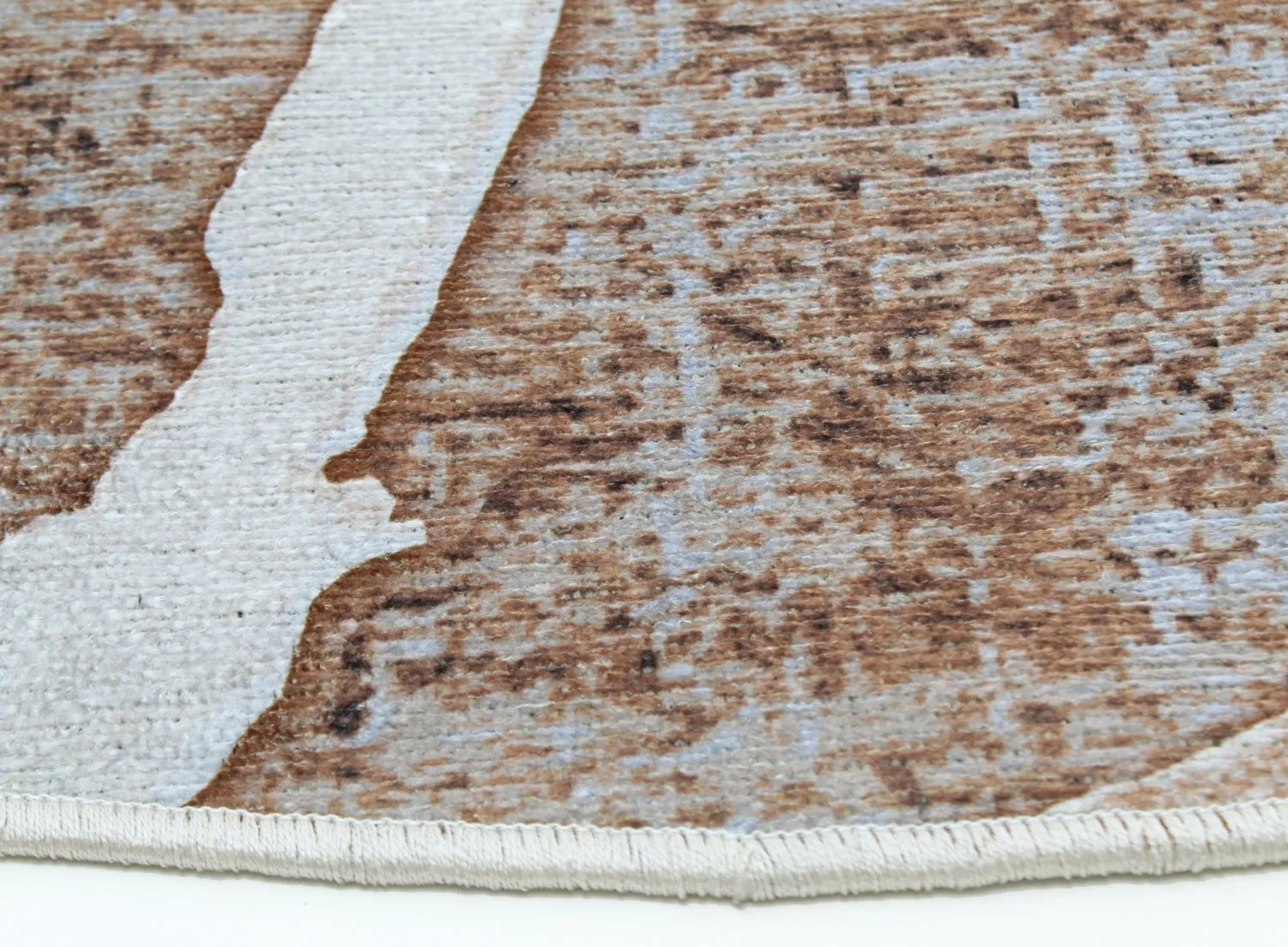Rond vloerkleed - Lagos (beige)