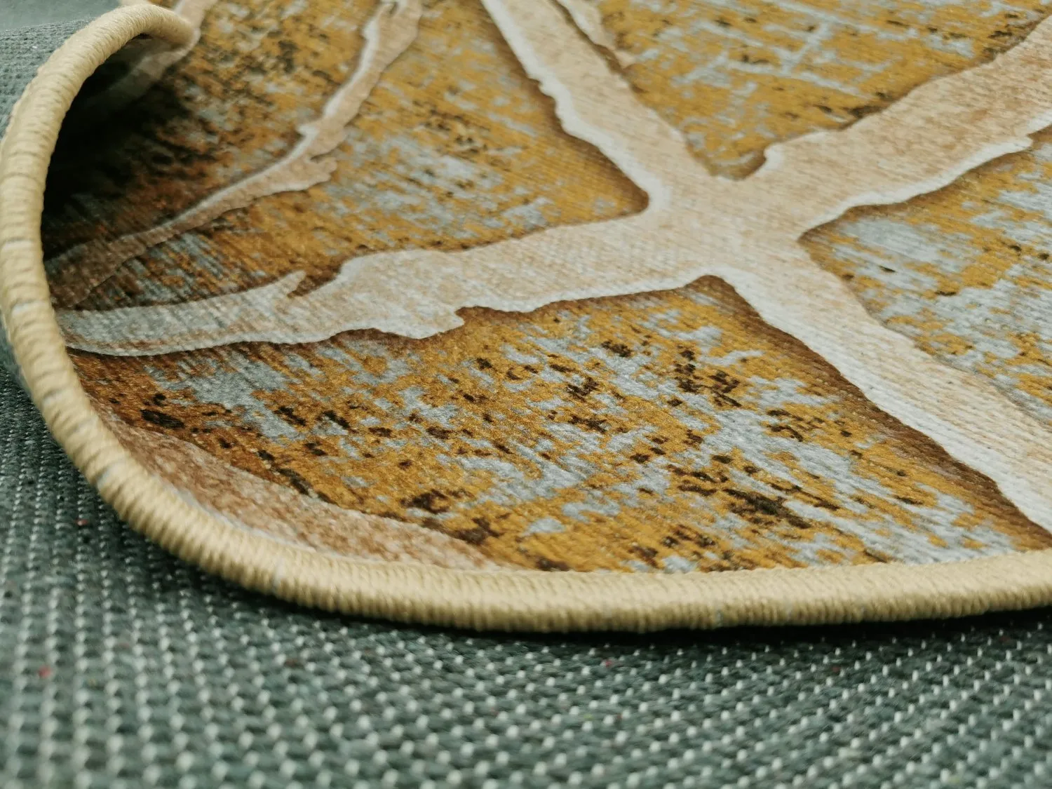 Rond vloerkleed - Lagos (bruin)