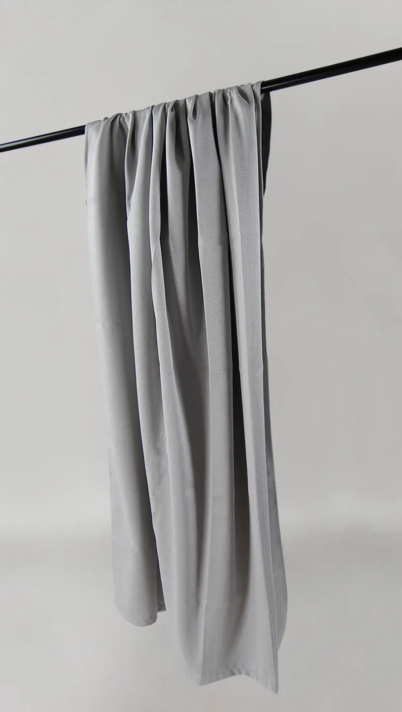 Gordijnen - Verduisteringsgordijnen Leya (lichtgrijs)