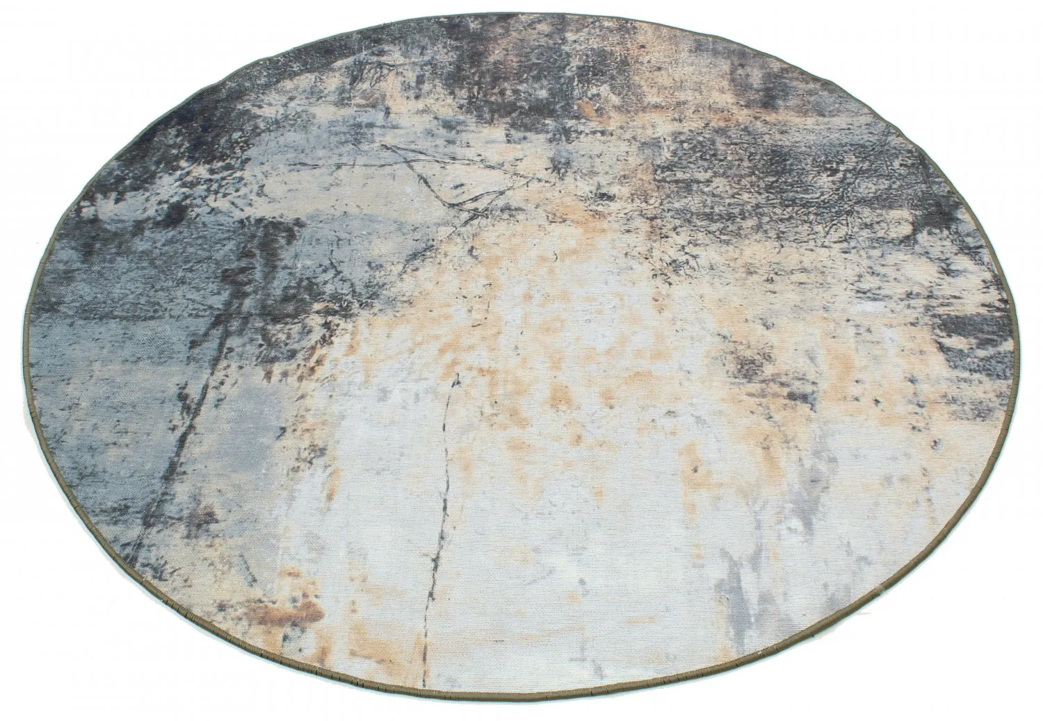 Rond vloerkleed - Melazzo (grijs/multi)