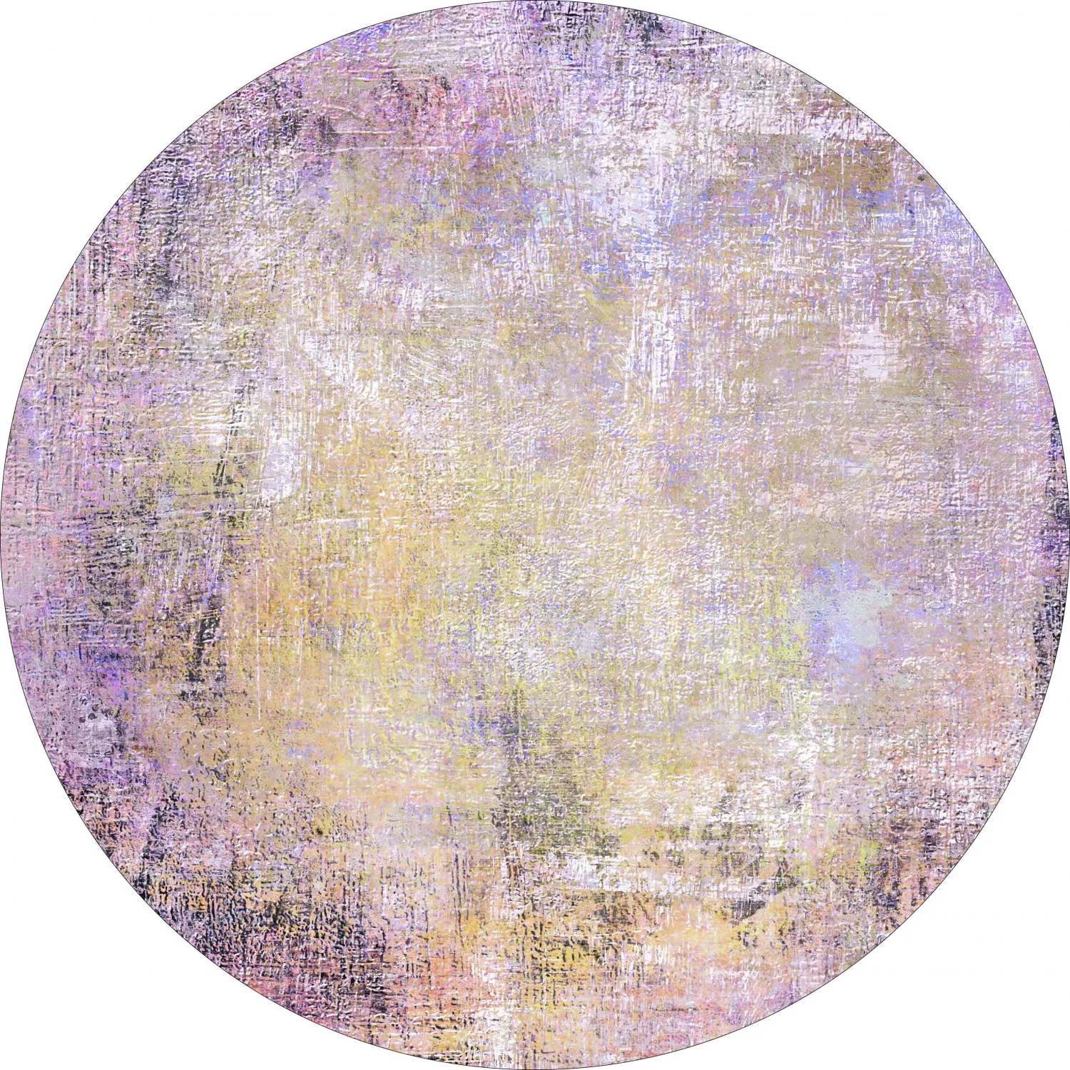 Rond vloerkleed - Loures (paars)
