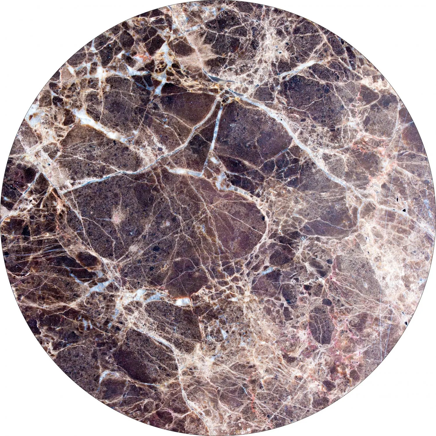 Rond vloerkleed - Sines (paars)