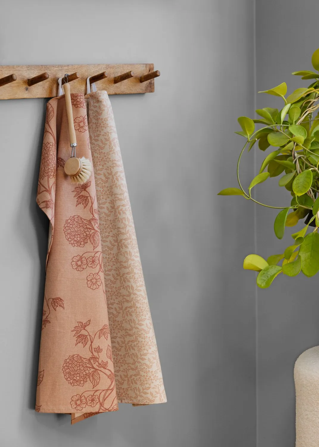 Keukenhanddoeken per twee verpakt - Lilja (beige)