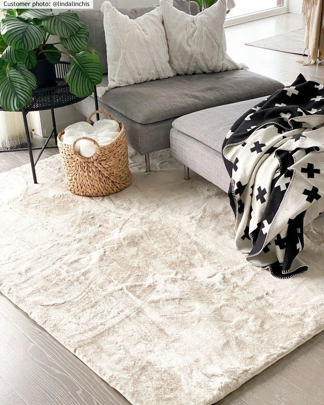 Hoogpolig vloerkleed - Cloud Super Soft (offwhite)