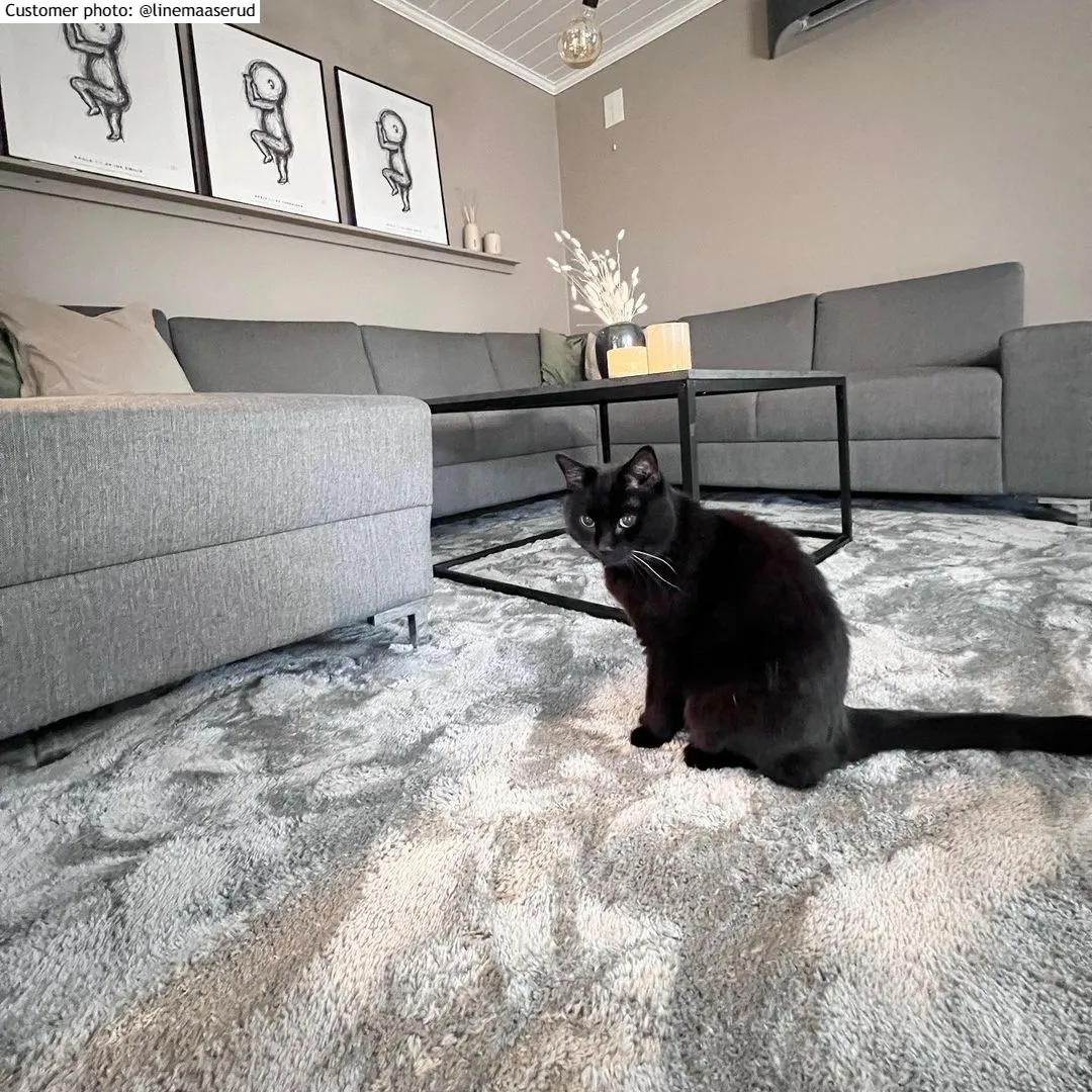 Hoogpolig vloerkleed - Aranga Super Soft Fur (grijs)