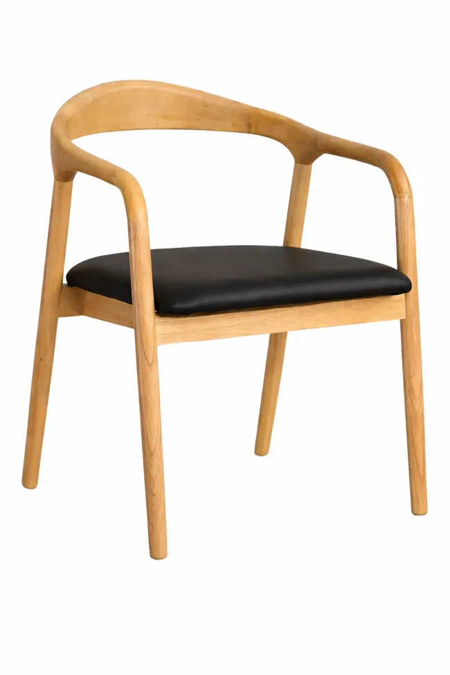 Armstoel - Aspa (natuur) - 2 stuks