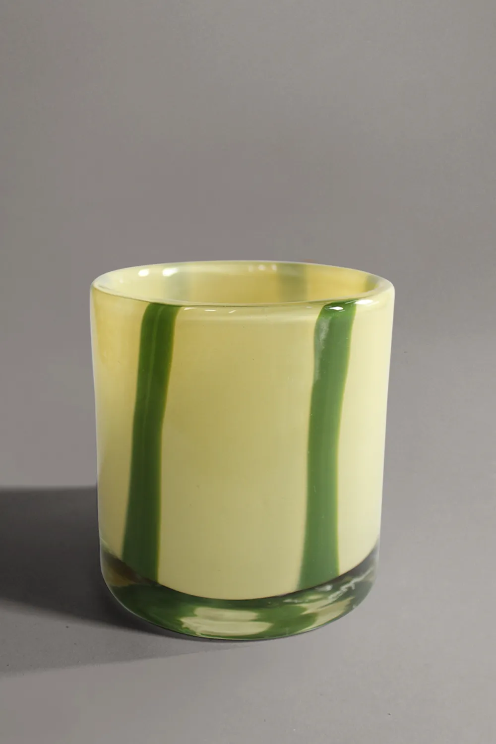 Kandelaar S - Zuri (licht geel/groen)