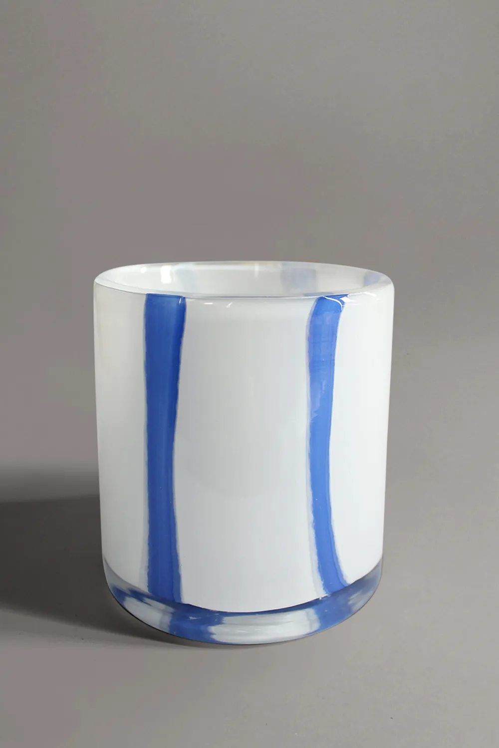 Kandelaar S - Zuri (wit/blauw)