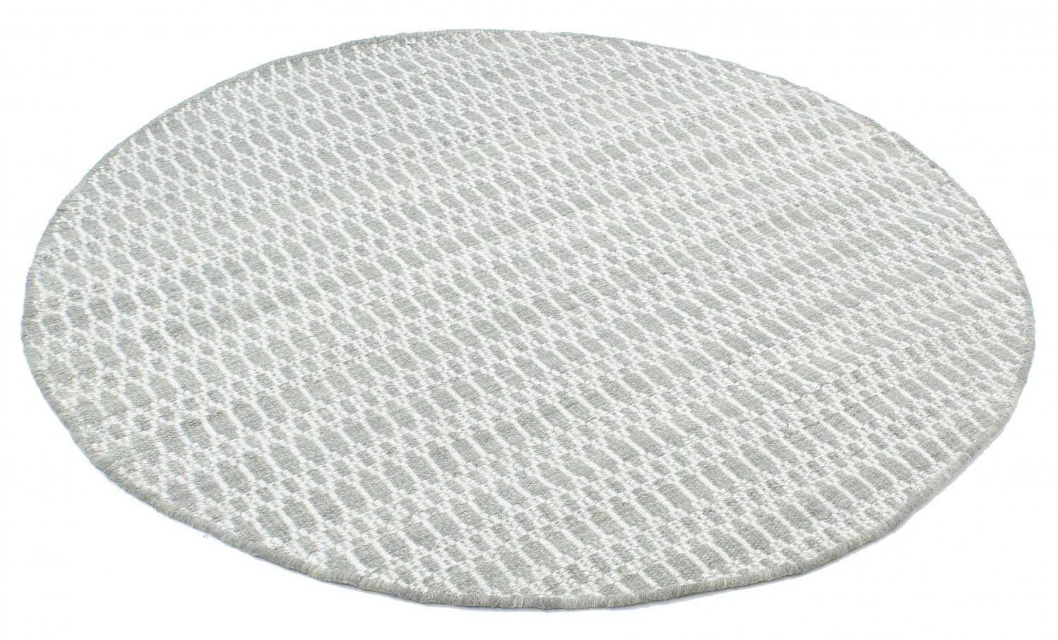 Ronde vloerkleden - Long Stitch (grijs)