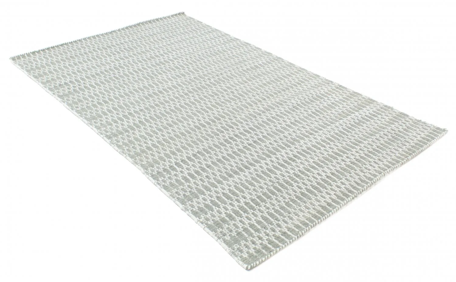 Wollen-vloerkleed - Long Stitch (grijs)