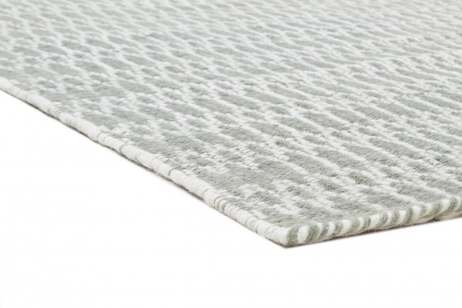 Wollen-vloerkleed - Long Stitch (grijs)