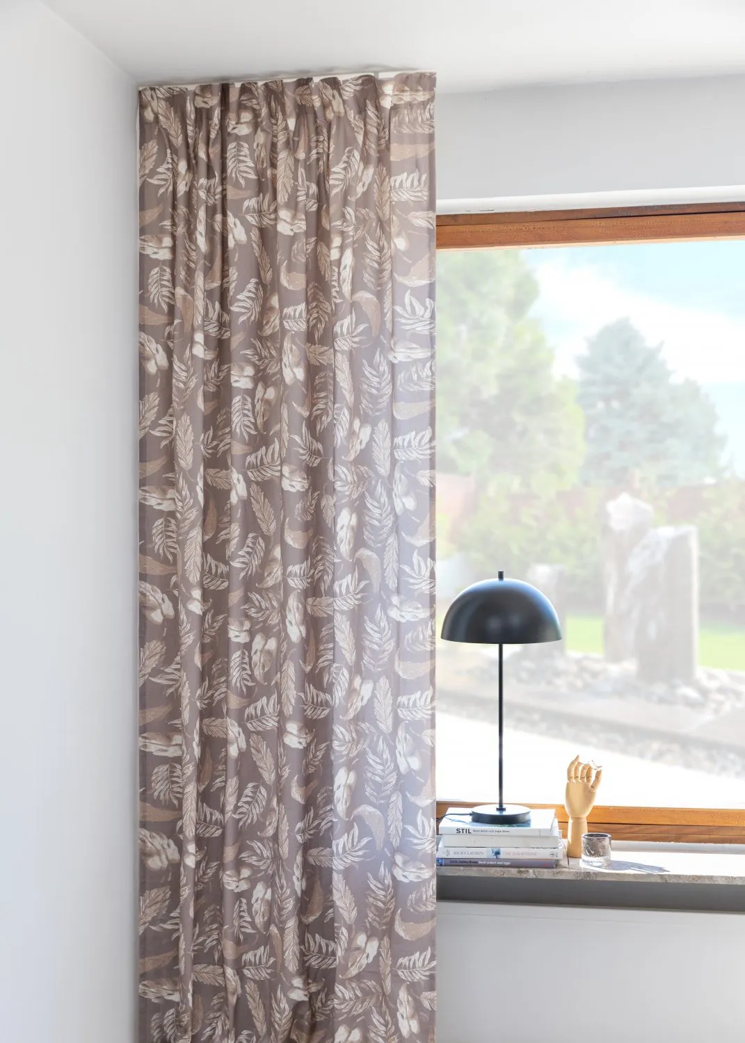 Gordijnen - Katoenen gordijn Lowe (beige)