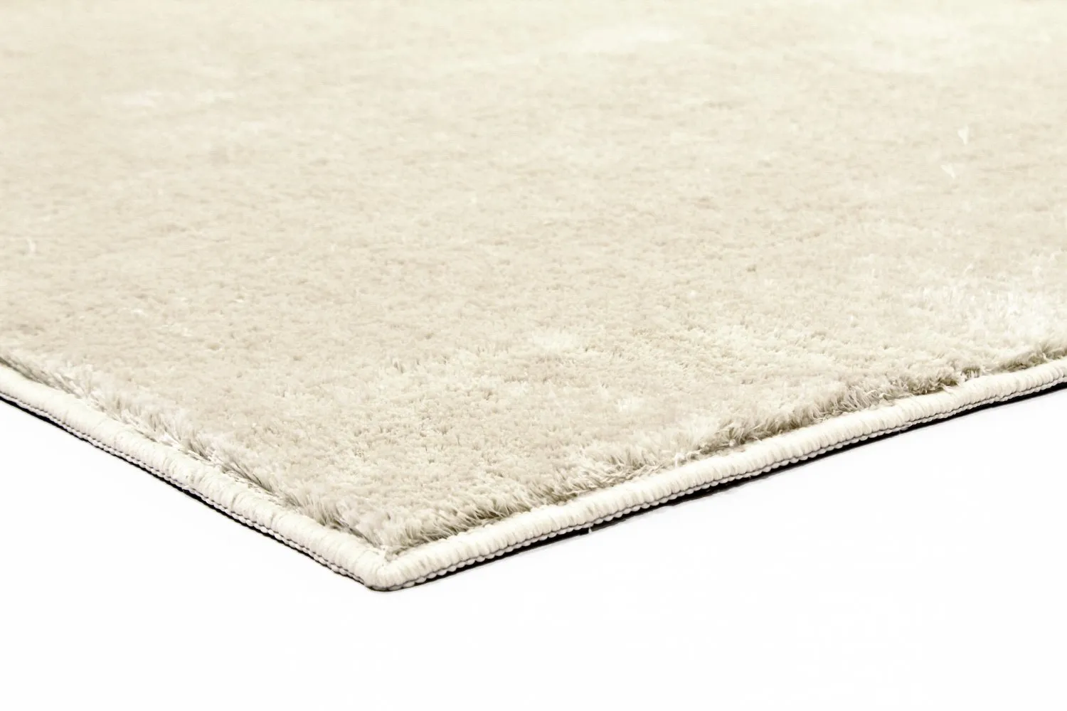 Hoogpolig vloerkleed - Lucknow (crème wit)