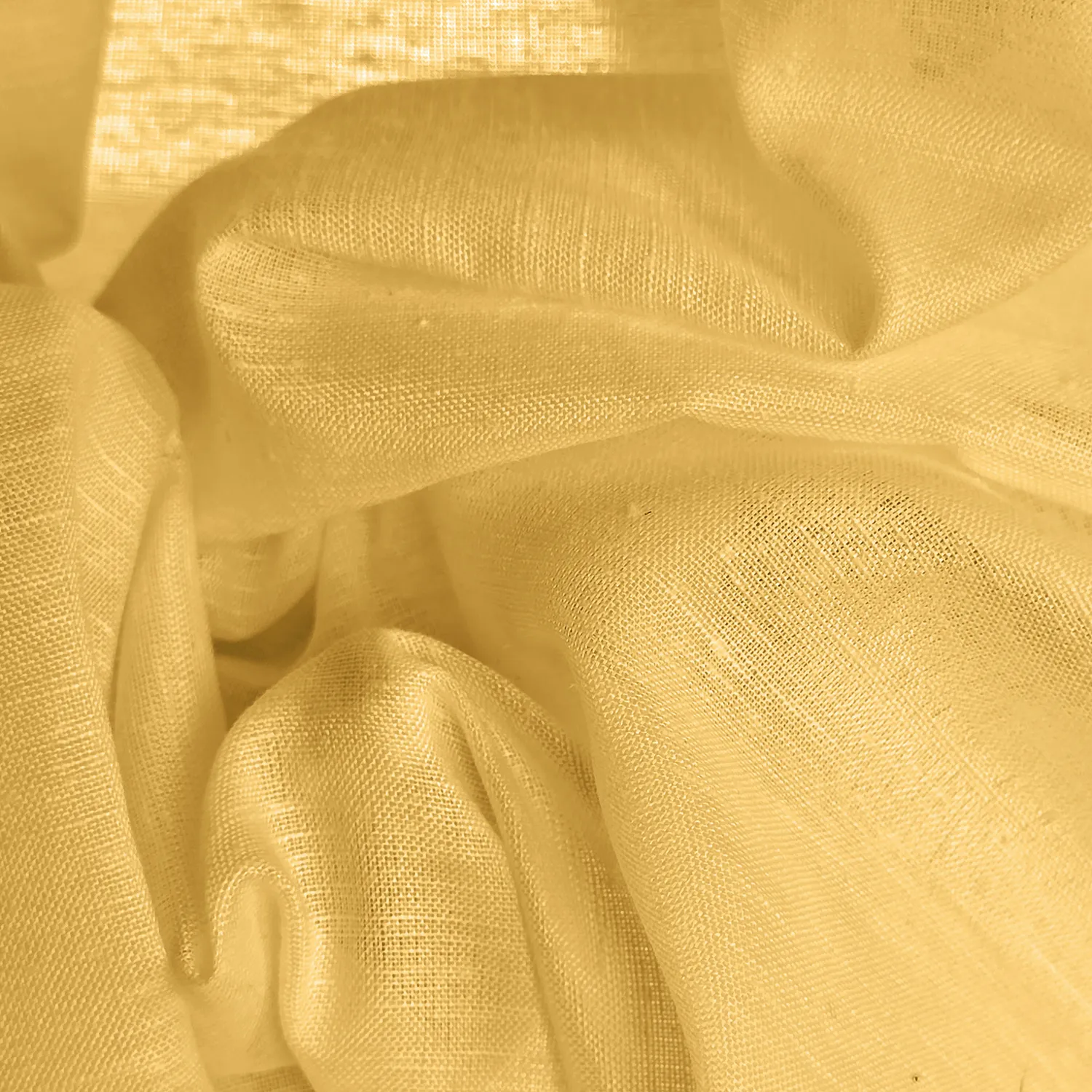 Gordijnen 2-pack - Linnenmix gordijn Lumira (oker)