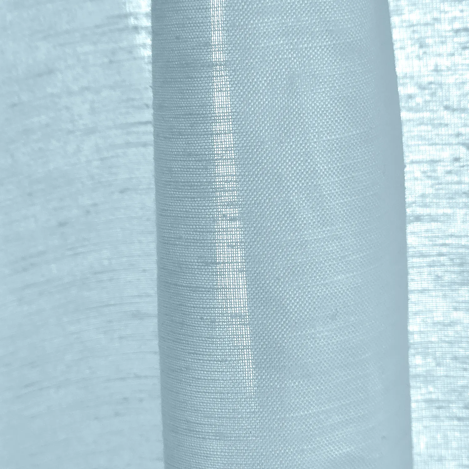 Gordijnen 2-pack - Linnenmix gordijn Lumira (lichtblauw)