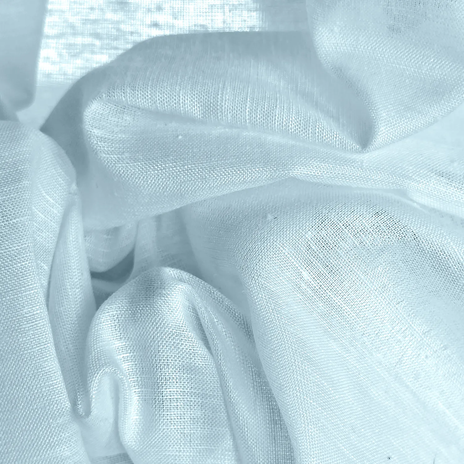 Gordijnen 2-pack - Linnenmix gordijn Lumira (lichtblauw)