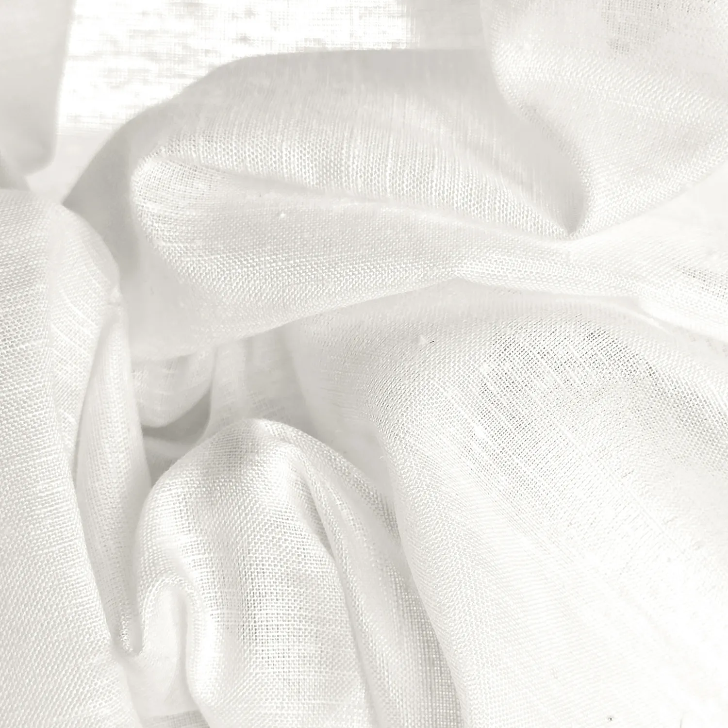 Gordijnen 2-pack - Linnenmix gordijn Lumira (wit)