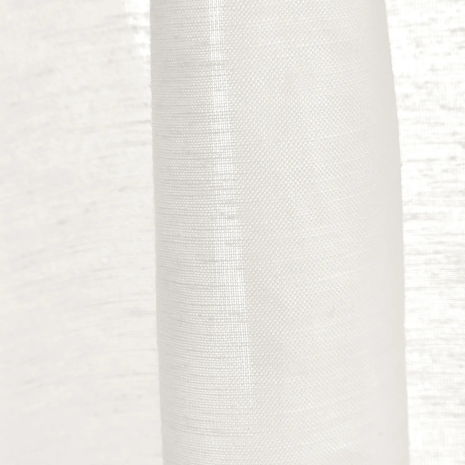 Gordijnen 2-pack - Linnenmix gordijn Lumira (wit)