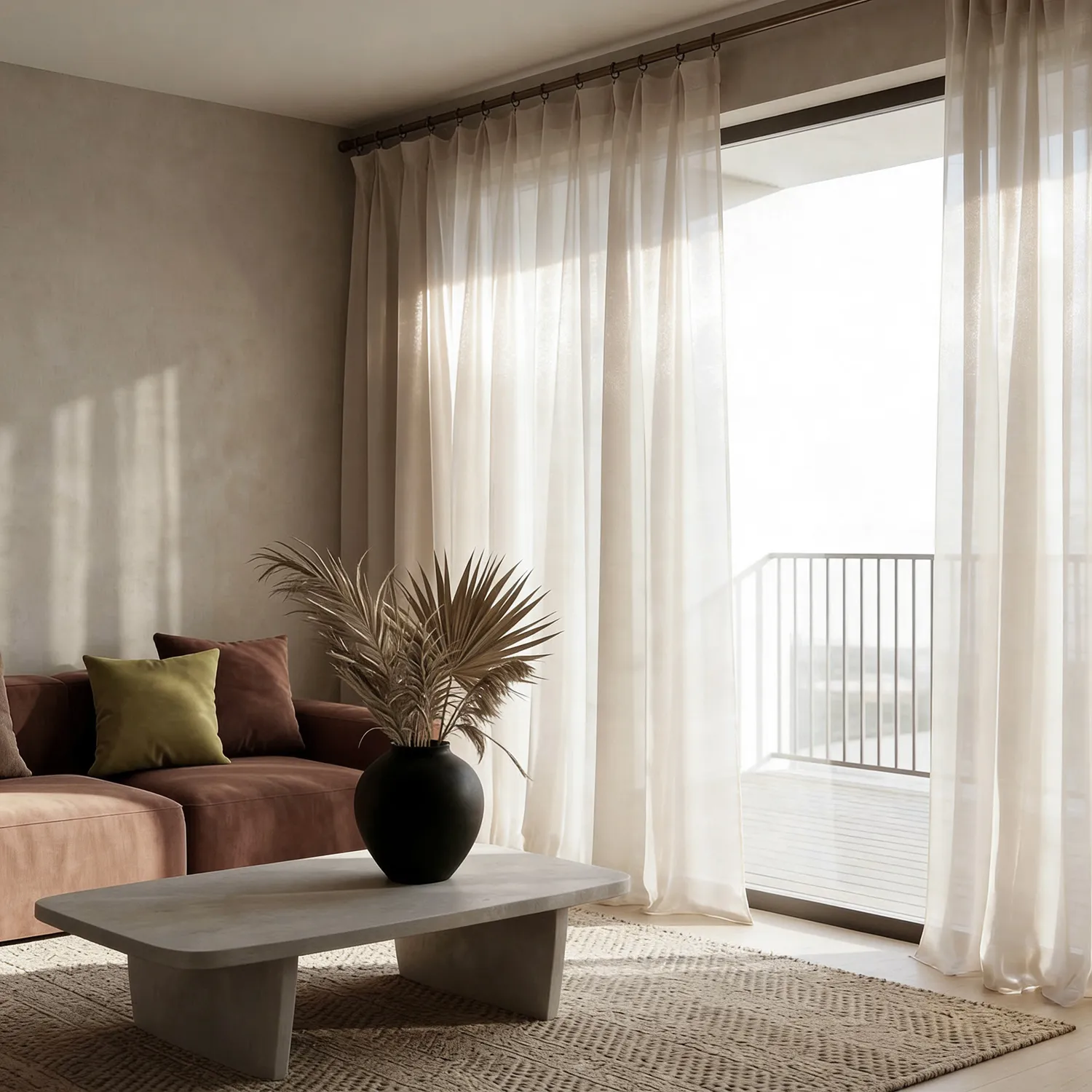 Gordijnen 2-pack - Linnenmix gordijn Lumira (room)