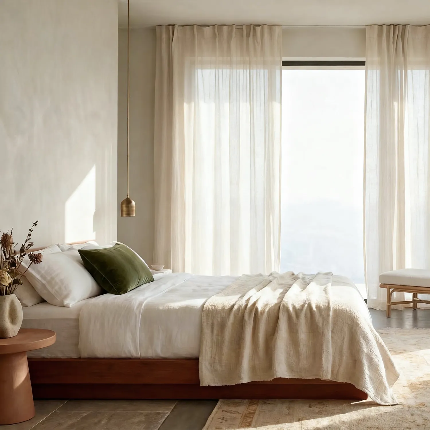 Gordijnen 2-pack - Linnenmix gordijn Lumira (room)